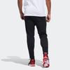 adidas Solid Color Comfortable Sports Casual Pants Men Bottoms Black DP5731