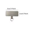 2 Pcs Universal Phone Lanyard Patch Metal Safety Slim Phone Strap Accessories