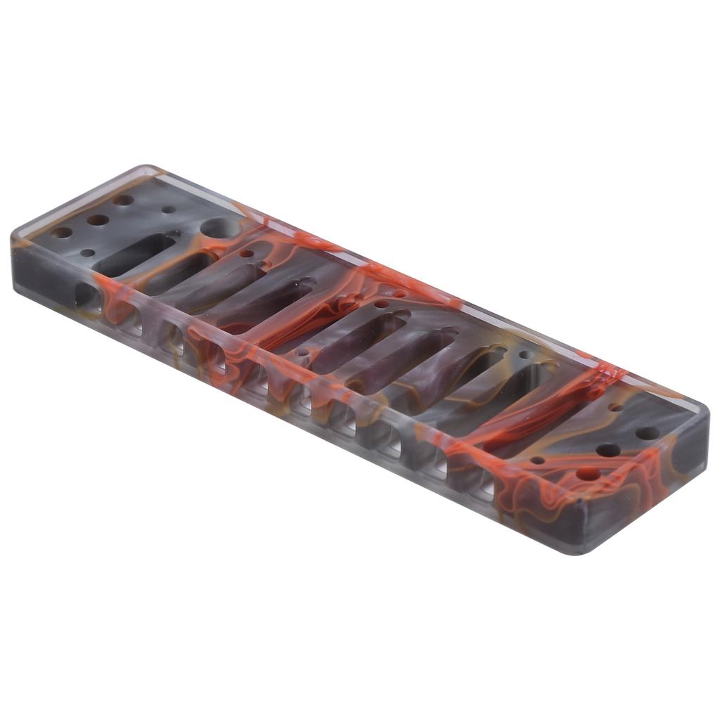 Harmonica Comb 10 Holes Acrylic Instrument Musical Accessory Part for HOHNER SP20Amber