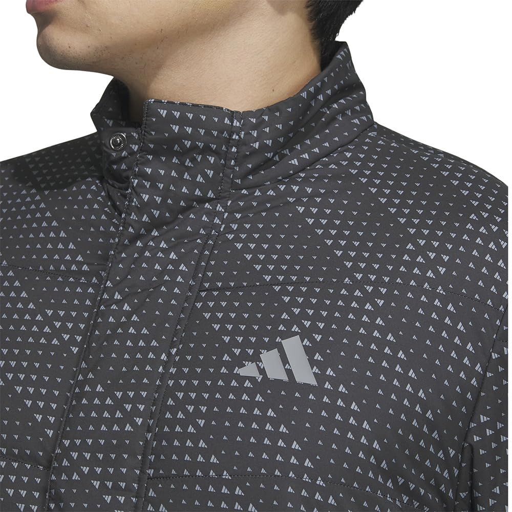 Adidas Izolovaná golfová bunda s dlouhým rukávem s grafikou BOS MKS21 Model pro golf 2023 Pánská na zip (Model HY0979/HY0980) - Svrchní oděv, Blůza, Oblečení,