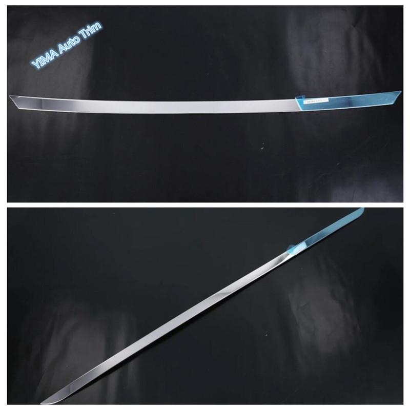Car Styling Rear Trunk Tailgate Up Tail Decoration Strip Cover Trim For Volkswagen T-Roc T Roc 2018 - 2024 Exterior Accessories