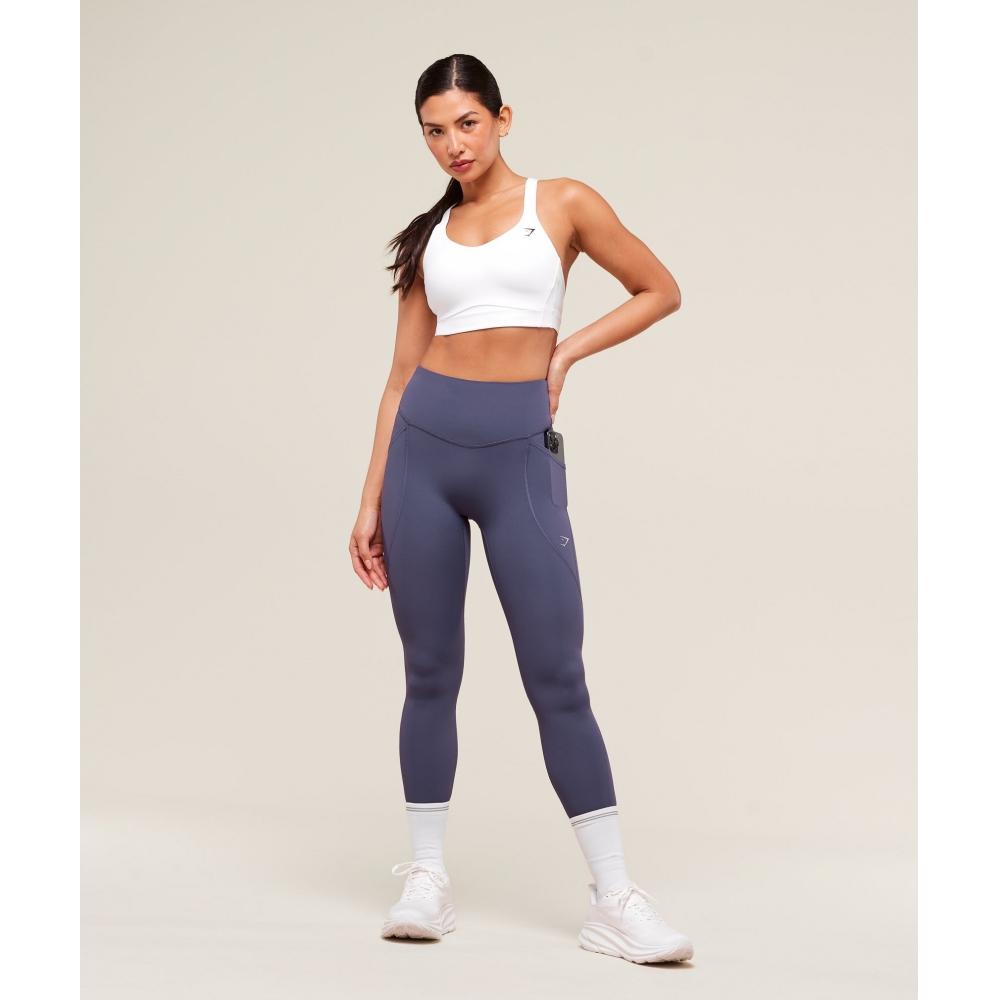 Gymshark Running Pocket Leggings Weighted Purple B3c7s Pb7p