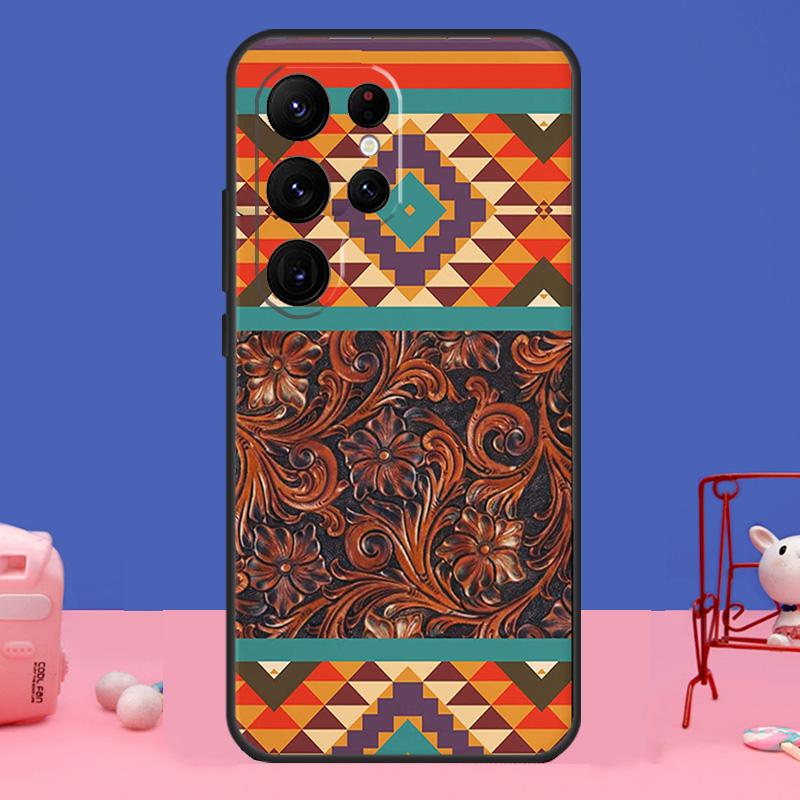 

Чехол Western Cowgirl Cowboy Boho Эстетика Для Samsung Galaxy S23 S22 S24 Ultra S8 S9 S10 Plus Note 10 20 Ultra S20 S21 FE Galaxy S23 FE