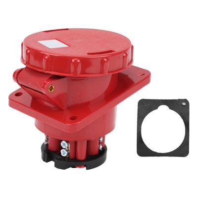 380415V 63A Industriestecker 3P+N+E 5-polig Schrägstecker IP67 Wasserdicht für Landwirtschaft