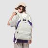 Outdoor Nylon Backpack Women Solid Color Backpack Student Schoolbag