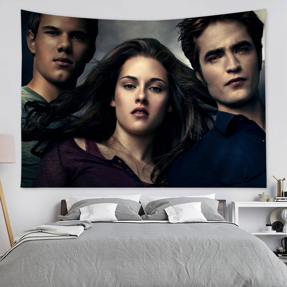 Movie Twilight Printed Large Wall Tapestry Art Science Fiction Room Home Decor Decor Blanket