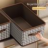 Foldable Houndstooth Wardrobe Drawer Organizer Set