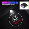 2PCS LED Car Door Welcome Light Emblems HD Projector Lamp For Honda Civic Fit Jazz Accord Pilot CRV Odyssey Passport Accessories