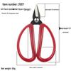 Wang Wuquan Stainless Steel Nail Clippers & Scissors for Thick Toenails, Thread Trimmer, Short Head, High Carbon Steel, 2007