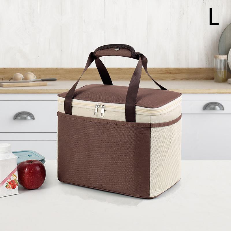 Outdoor Camping Picnic Bag Portable Lunch Bag Food Thermal Insulated Box Food Storage Bags Bento Pouch Dinner Container Handbag