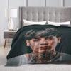 Natanael Cano Flannel Blankets Pop Singer Super Soft Throw Blanket for Couch Chair Sofa Bed Travelling Bedspread Sofa Bed Cover