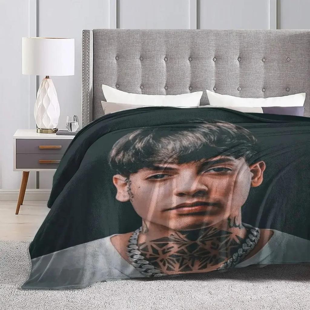 Natanael Cano Flannel Blankets Pop Singer Super Soft Throw Blanket for Couch Chair Sofa Bed Travelling Bedspread Sofa Bed Cover