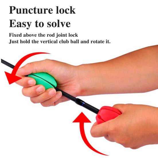 10Pcs Fishing Rod Clips Compact Portable Non-Slip Design Multifunctional Bundle Ball Tackle Ties Fishing Rod Holders