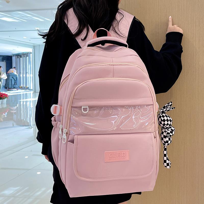 School bag children elementary school girls junior high school students high school students college students backpack multi-layer