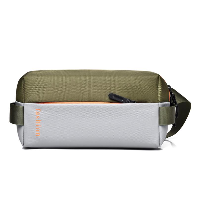 Bolsa Transversal Masculina Legal Casual Mochila Phe de Motocicleta Tendência de Rua Carro Esportivo Masculina Grande Capacidade Impermeável Bolsa de Peito