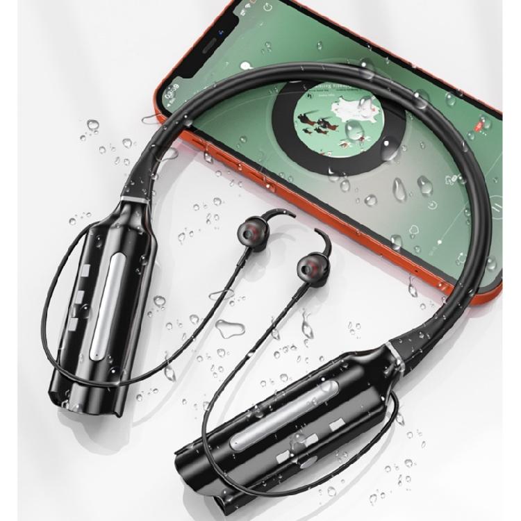 Dynamic Sound Neckband Earphones,6000mAh Battery, IPX6 for Sports, Bluetooth-compatible 5.2 Clear Phone Calls
