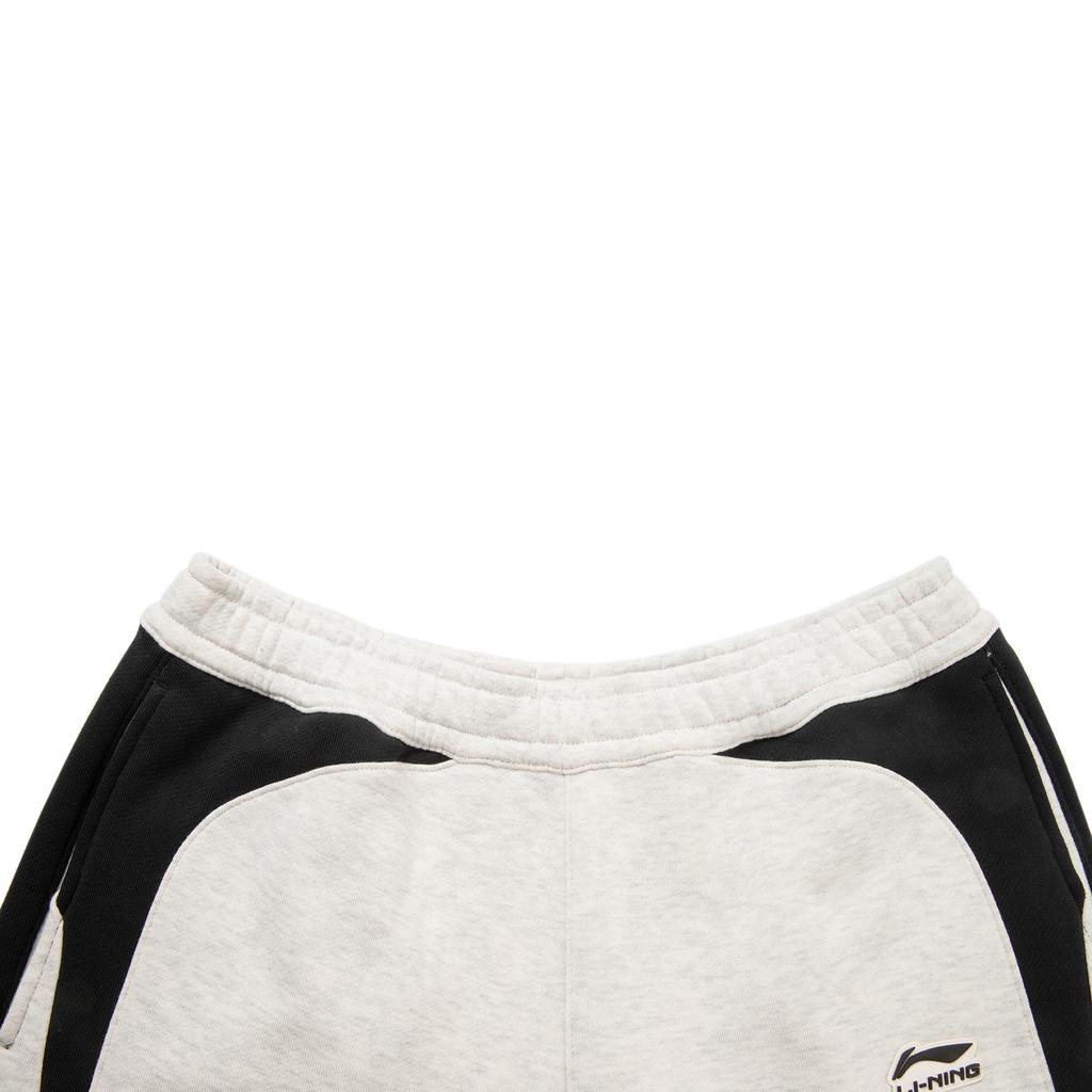 Li Ning Sports Lifestyle Series Warm Loose Logo Knitted Sweatpants Men Bottoms AKLV849-1