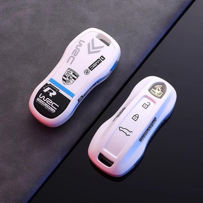 Moderne TPU Auto Smart Fernbedienung Schlüsselhülle Abdeckung Schale Für Porsche Panamera Macan Cayenne Cayman Boxster 911 9ya 971 Auto Zubehör