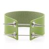 Alloy Spike Leather Choker, Rock Punk Harajuku Spiked Clavicle Necklace