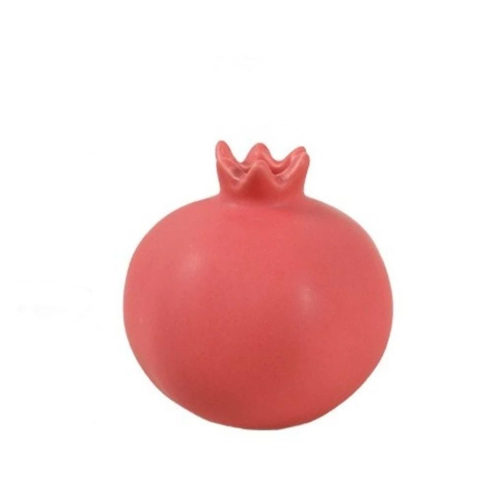 Ceramic Simulated Pomegranate Vase Handmade Flower Arrangement Vase Bud Vase Living Room Decor розовый