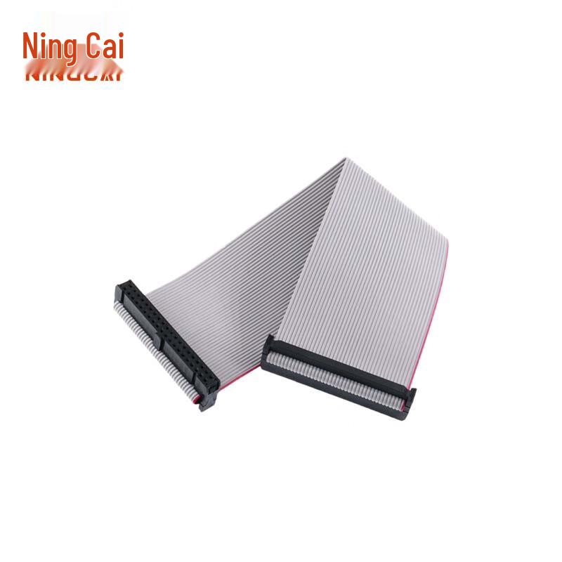 NINGCAI 40-Pin FC Gray Ribbon Cable with IDC Connectors