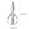 Kitchen Shears Stainless Steel Kitchen Scissors Heavy Duty Scissors for Chicken/Poultry/Fish/Meat/Vegetables/Herbs/BBQ