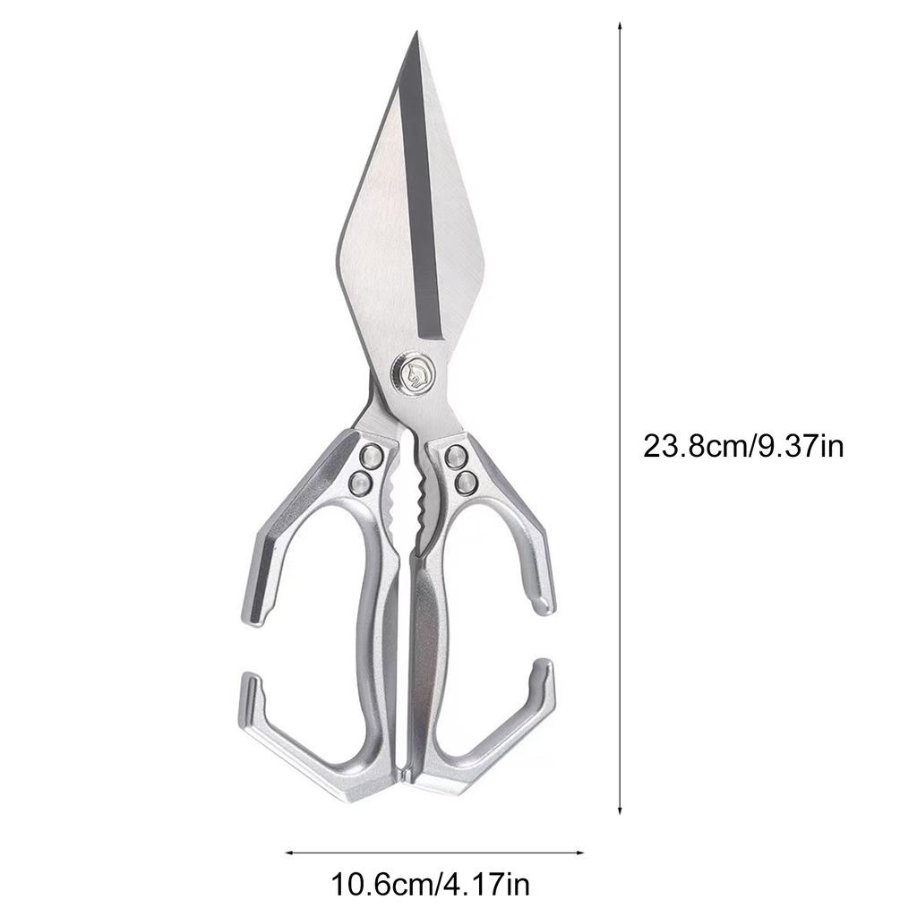 Kitchen Shears Stainless Steel Kitchen Scissors Heavy Duty Scissors for Chicken/Poultry/Fish/Meat/Vegetables/Herbs/BBQ