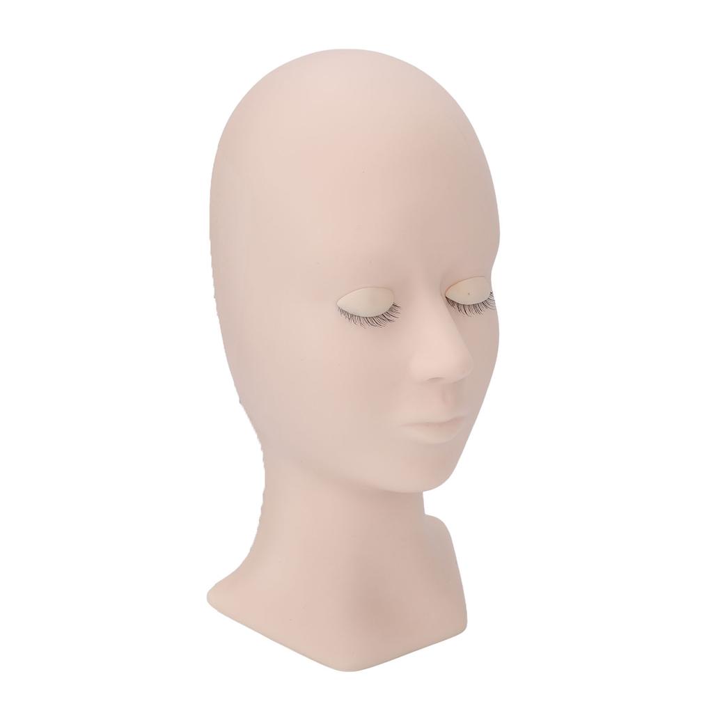Eyelash Extensions Training Mannequin Head Soft Silicone Removable Eyelids Lifelike Practice Head
