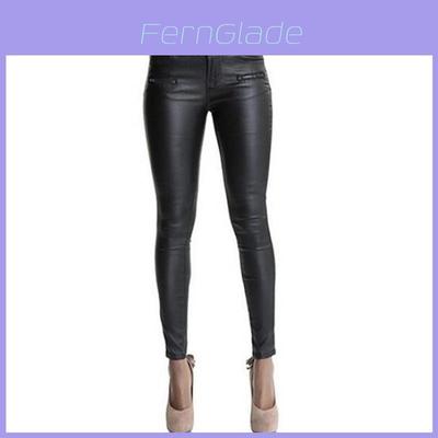 Womens Sexy Fashion Faux Leather Tight Pants With Premium Quality And Timeless Appeal