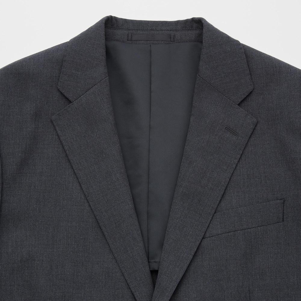 Uniqlo Japan Stretch Wool Jacket  Can Be Set Up 