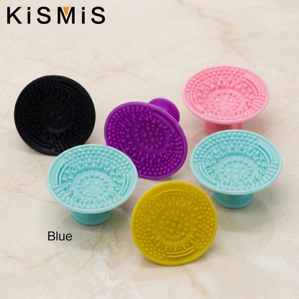 

Silicone Makeup Brush Cleaner Pad Suction Cup Deep Cleaning Tool for Beauty Blender Cosmetics розовый