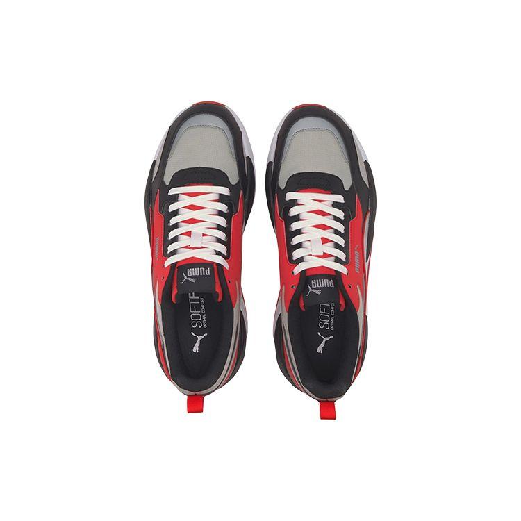 Puma X-Ray 2 Square Pack Fabric Synthetic Leather Round Toe Lace-Up Shock Absorbing Wear-Resistant Low-Top Casual Shoes Unisex Sneaker 374121-01