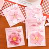 Cute Special Shaped Gift Flowers Sticky Notes Students Can Cartoon High Value Message Cherry Blossom N Times Kawai Stationery