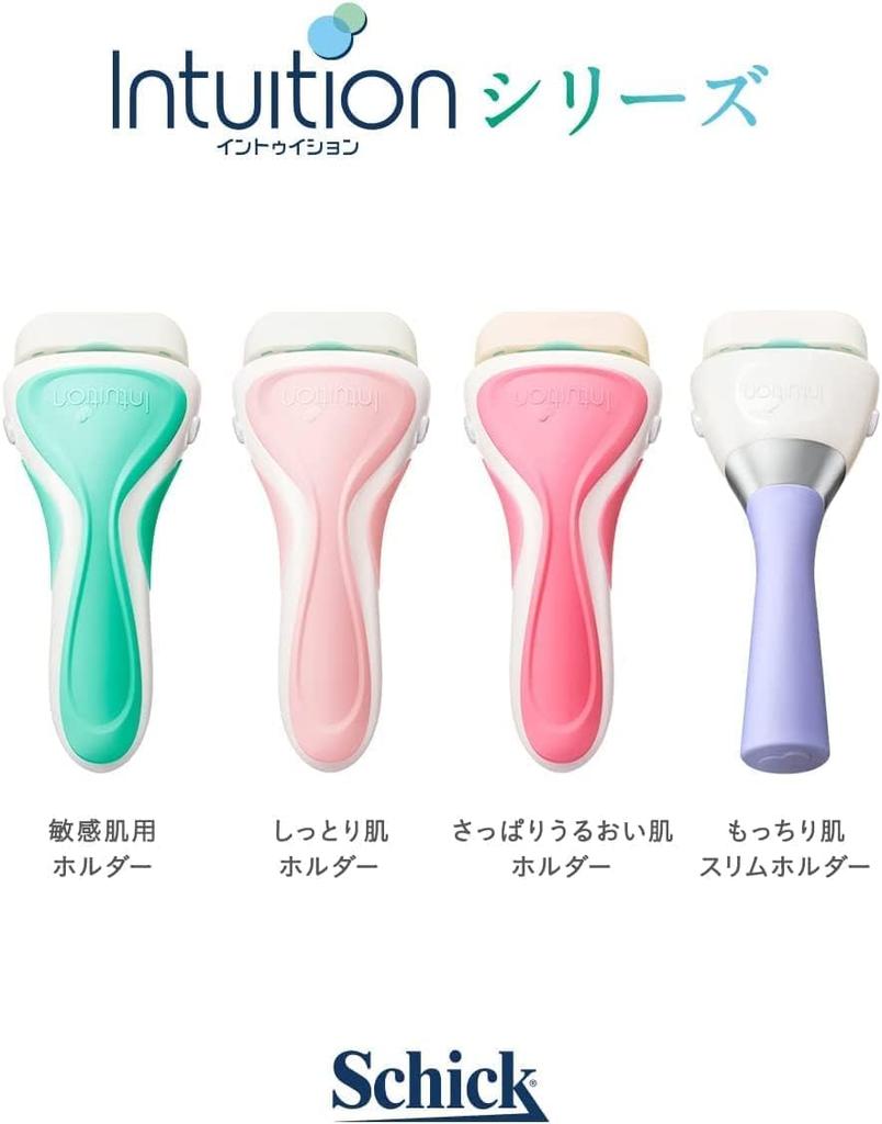 Schick Intuition Sensitive Skin Club Pack Razor replacement 1 already Green 1 piece Women's (5 blades, attached) - - (x 1)