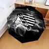 1PC Fc Crest Design Printed Umbrella Folding umbrella, automatic umbrella 8-Frame for Travel, camping Fan gifts Christmas Gifts
