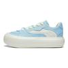 Li Ning Puff Platform Non-Slip Breathable Low-Top Skate Shoes Women Sneakers Blue AZGT026-6
