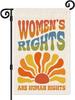 Women's Rights Are Human Rights Sun Garden Ag, Double Sided Yard Outdoor Farmhouse Lawn Porch Decor Ag, Inspirationa UUL EEZ