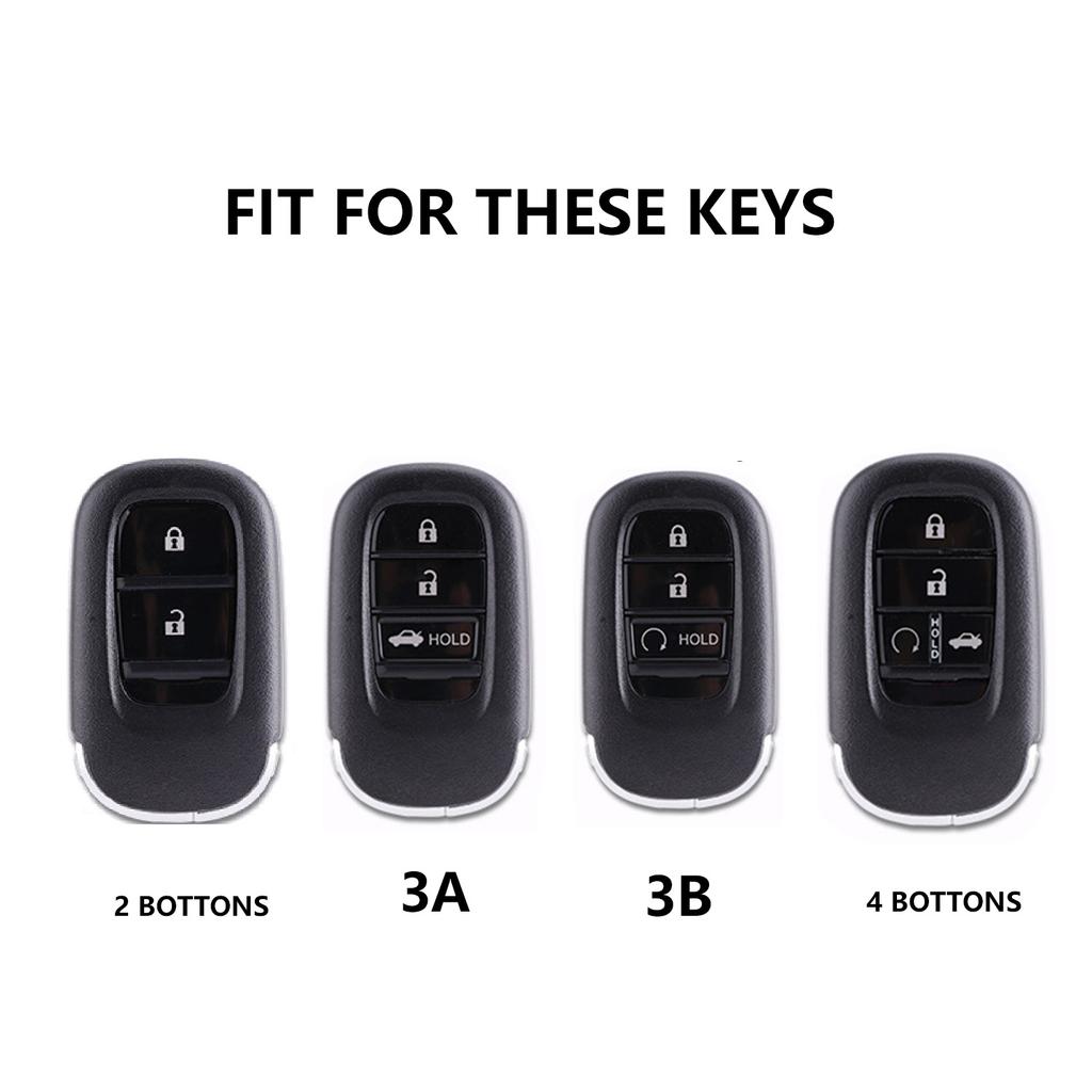 Genuine Leather Auto Key Fob Cover Case Housing Fit For Honda Civic 11Th Gen Accord Vezel Freed Pilot Zrv Ens1 Hrv Crv Auto Accessories