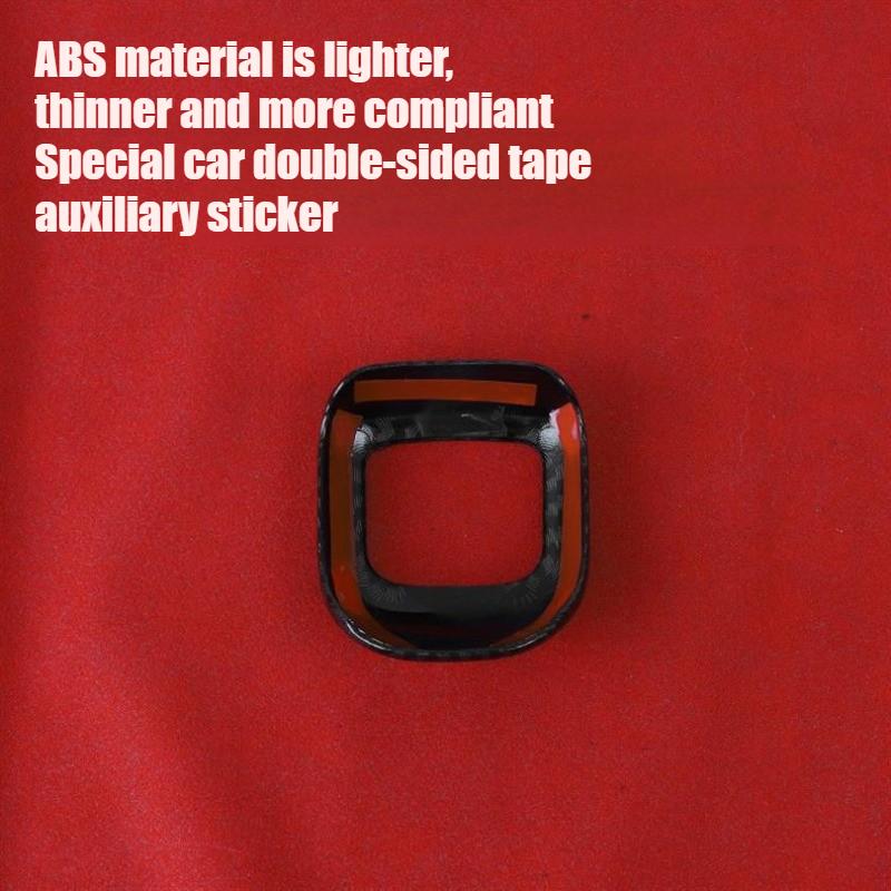 Carbon Fiber Look Car Gear Shift Knob Cover Trim Frame For Nissan Rogue 2025 2025 / Qashqai J12 2025 2025 Accessories