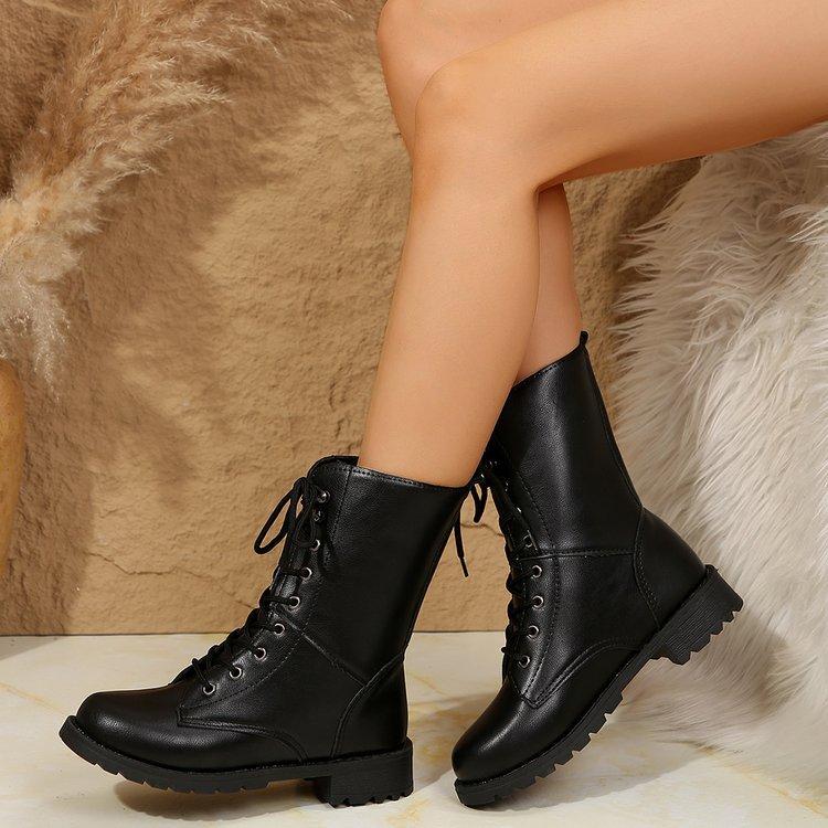 

Женские не устающие ноги толстая подошва высота ботинки Мартина удобные мягкие эластичные тренд нескользящие износостойкие шикарные универсальные туфли на высоте 35