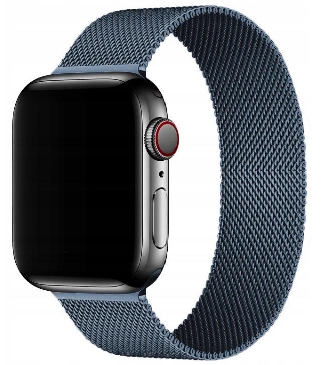 Strap for Apple Watch 3/4/5/6/7/8/9/Se 42/44 Steel Graphite Bracelet