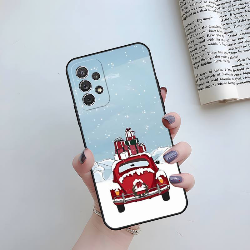 Christmas Gift Santa Claus Phone Case Funda For Samsung S20 Lite S22 S30 Ultra S21 Fe S9 S10 E Plus Shockproof Back Cover