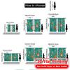 2D Flat Printing  2pcs Gingerbread Joy Chic Chic Curtains Semi-Sheer Curtains Decorations Inside Decorative for Bedroom   Living