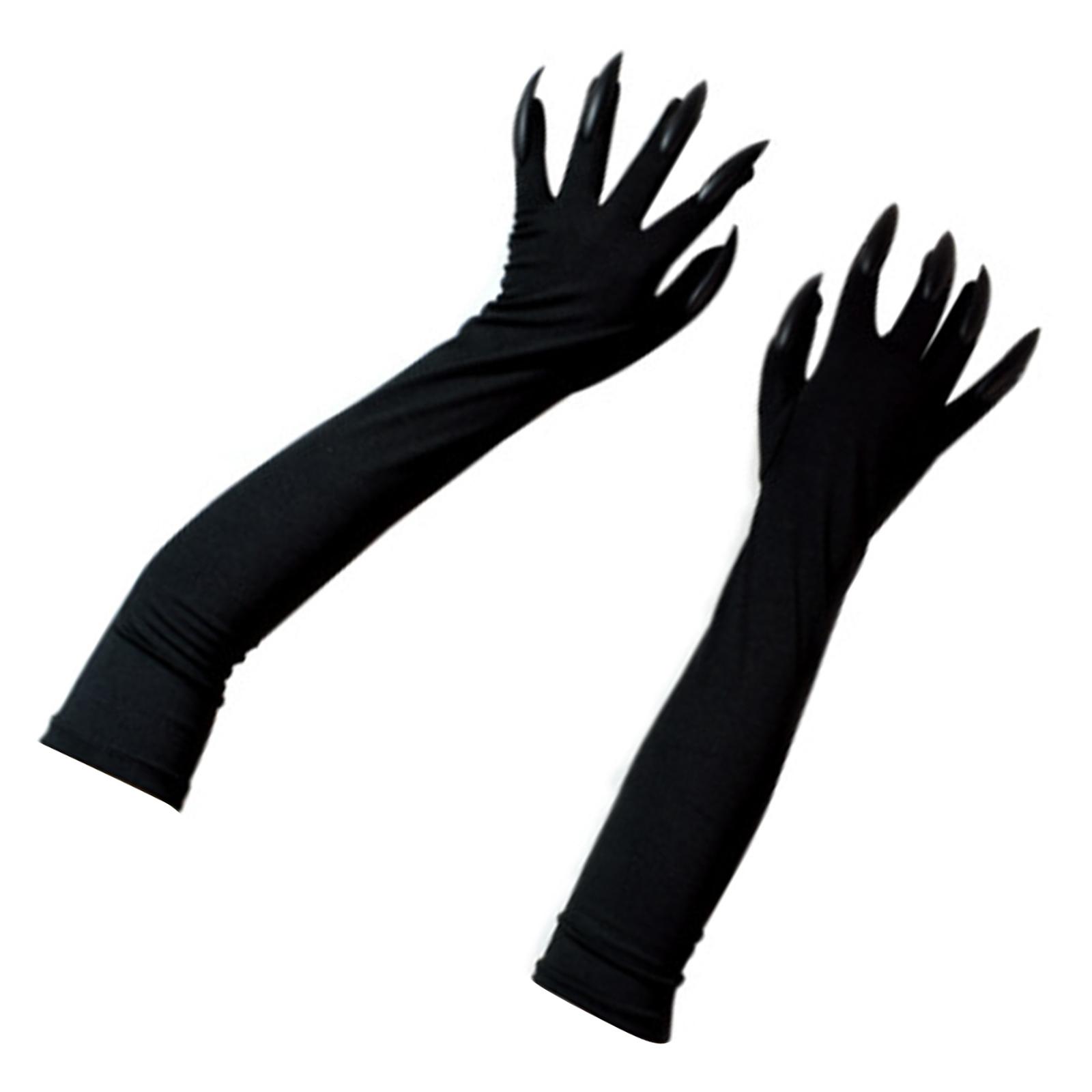 

Перчатки для костюма на Хэллоуин, макияж, короткие варежки, когти волка, удобная одежда для рук для жутких вечеринок, аксессуары для костюма