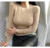Korean Dongdaemun Sexy Slim-Fit Long-Sleeve Women's T-Shirt