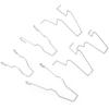 Headlight Retaining Spring Clip - AIMOONSA - 5ZHSFULLKIT - Steel - Compatible H1/H3/H4/H7 - 6 Piece Kit