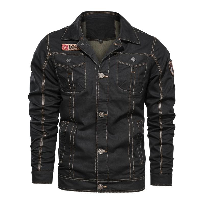 Jacket Men's New Fashion Popular Casual Military Work Jacket Large Size Jacket Men