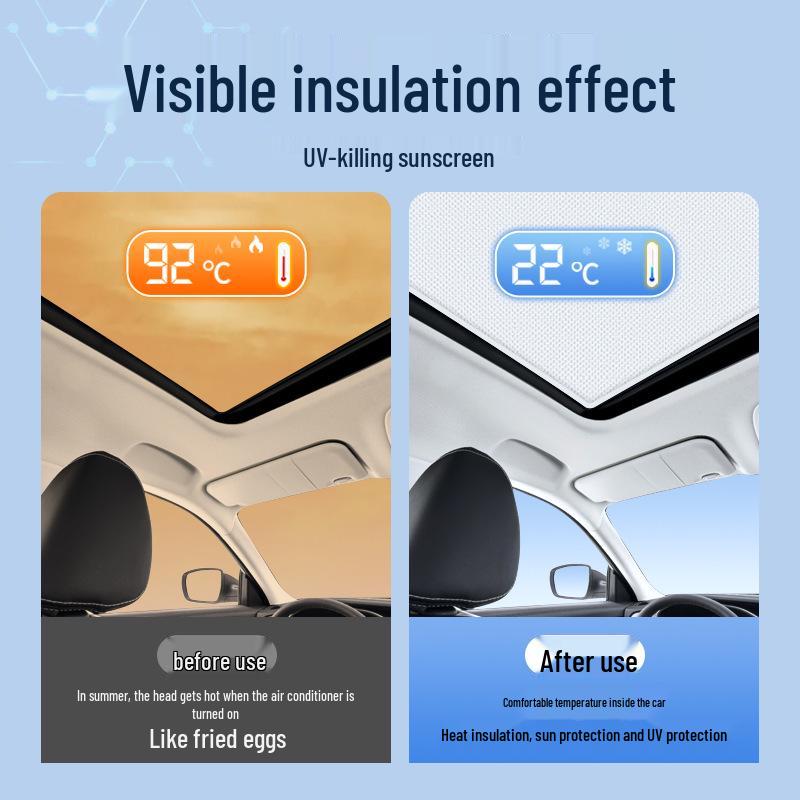 Electro-adsorption Sunshade Curtains for JAC Refine S7, Sihao X8, RF8 - UV Protection