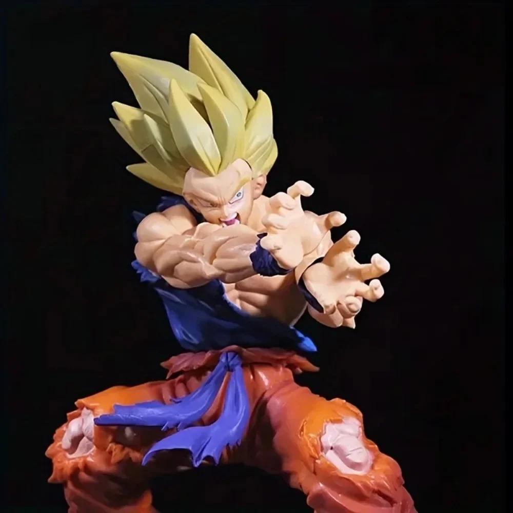 5.91in/15cm Anime Dragon Ball Z Figure Kamehameha Goku Action Figures Pvc Statue Collection Model Toys Gifts