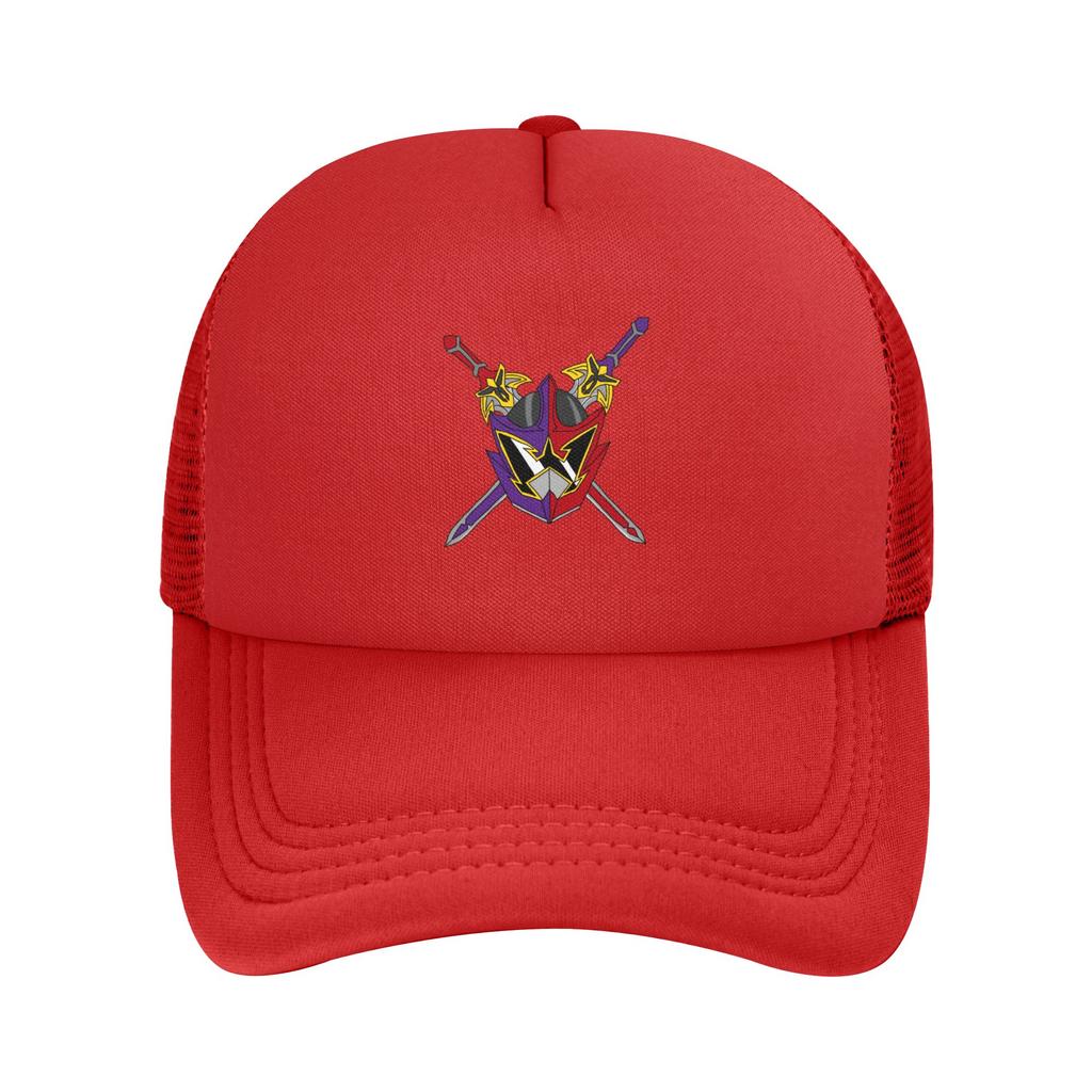 Mighty Morphin Power Rangers Trucker Hat Adult Outdoor Mesh Baseball Caps Polyester Adjustable Fishing Hat